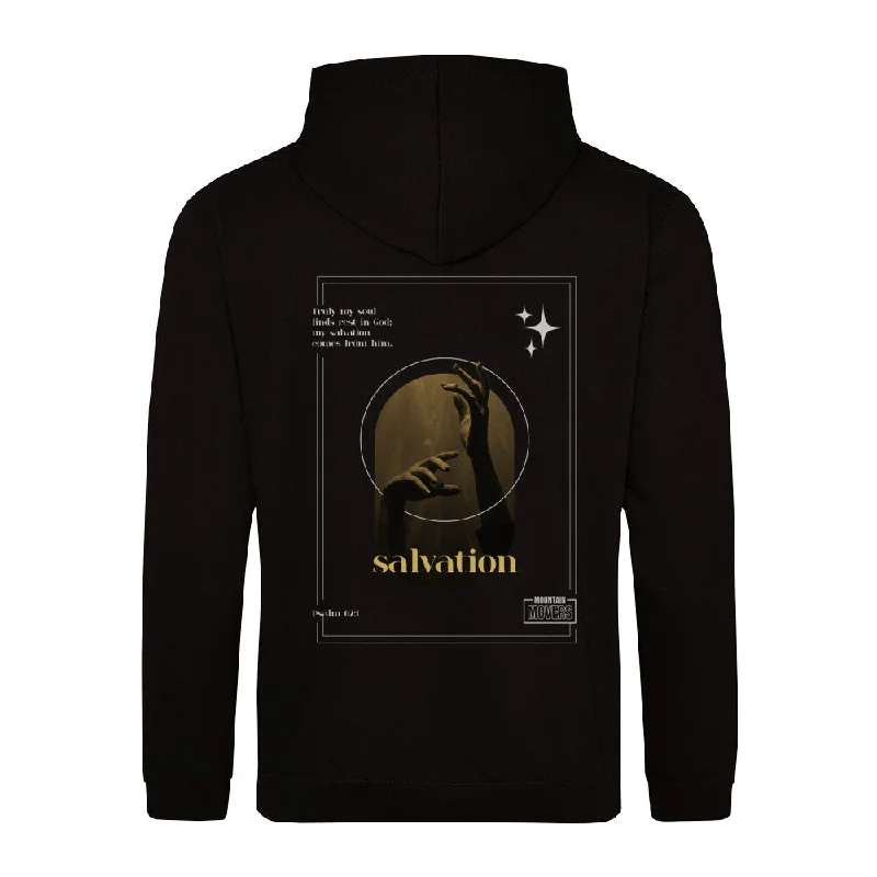 Salvation Psalm 62,1 Hoodie BackPrint