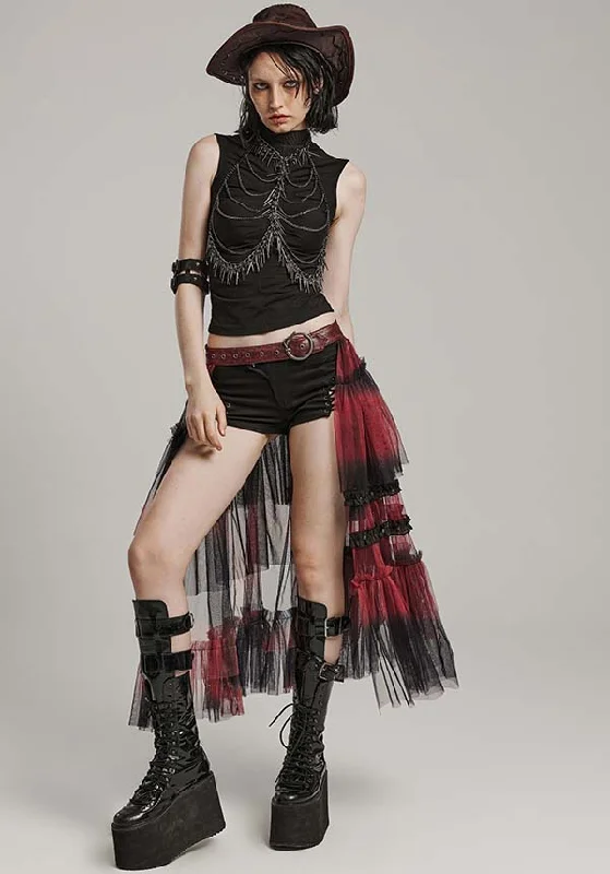 Siouxsie [Black/Red] | OVERSKIRT