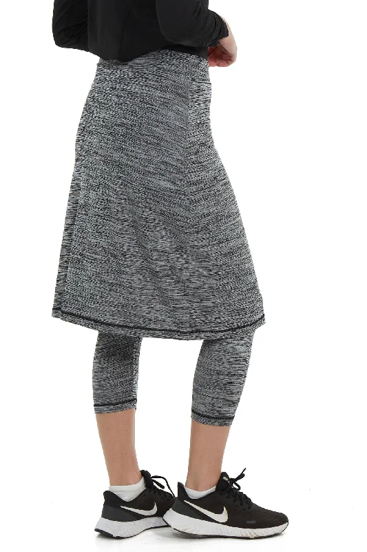 SpaceDye Snoga Athletic Skirt in Grey