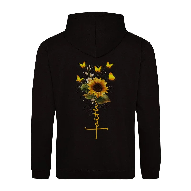 Sunflower Faith Hoodie BackPrint