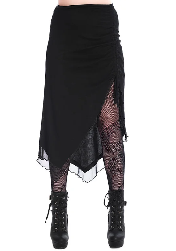 Umbra | MESH RUCHED SKIRT