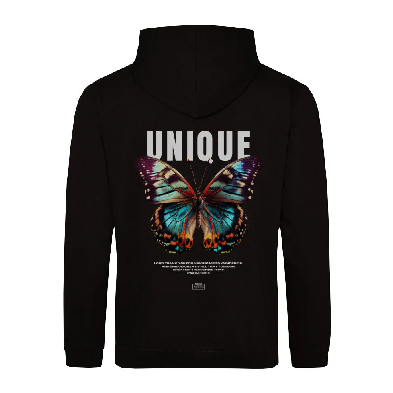 Unique Butterfly Hoodie BackPrint