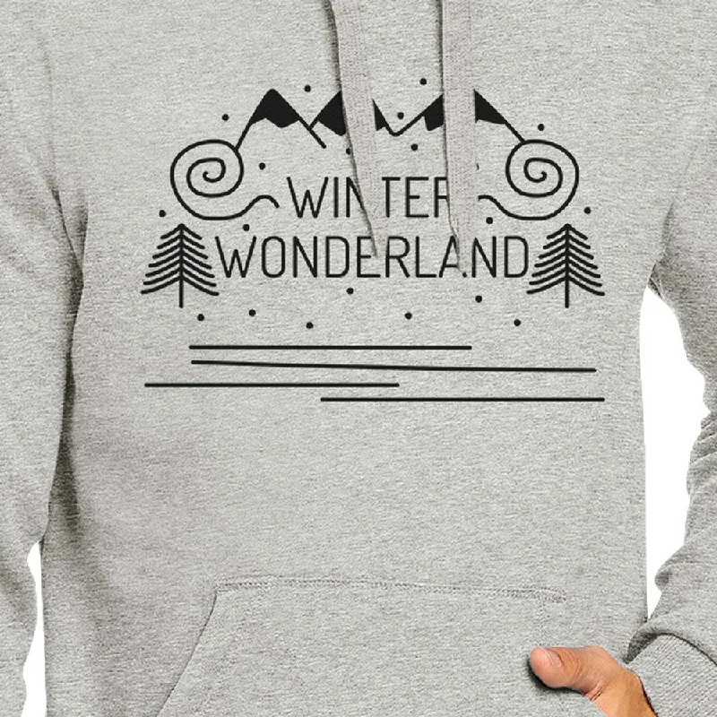 Winter Wonderland Grey Hoodie