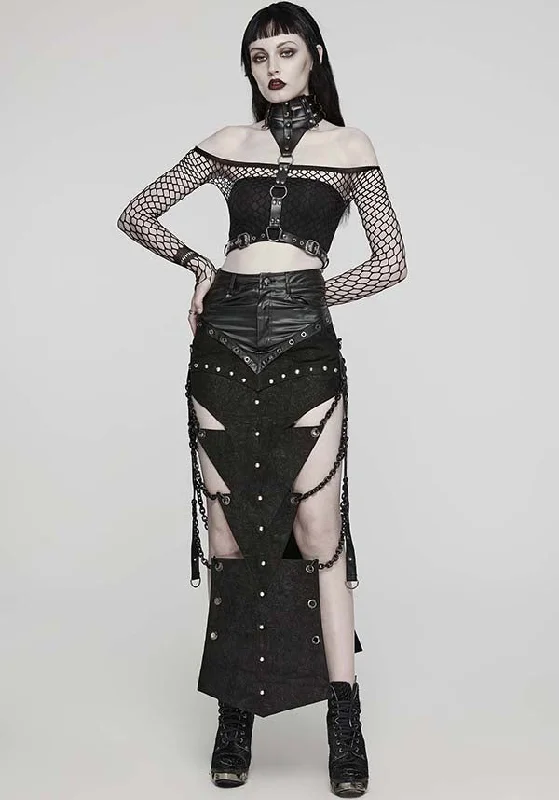 Xena Chained | HIGH SPLIT SKIRT