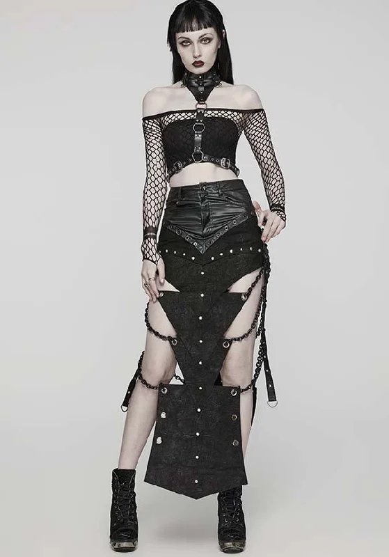 Xena Chained | HIGH SPLIT SKIRT