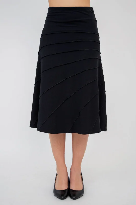 Beverly Skirt, Black, Bamboo