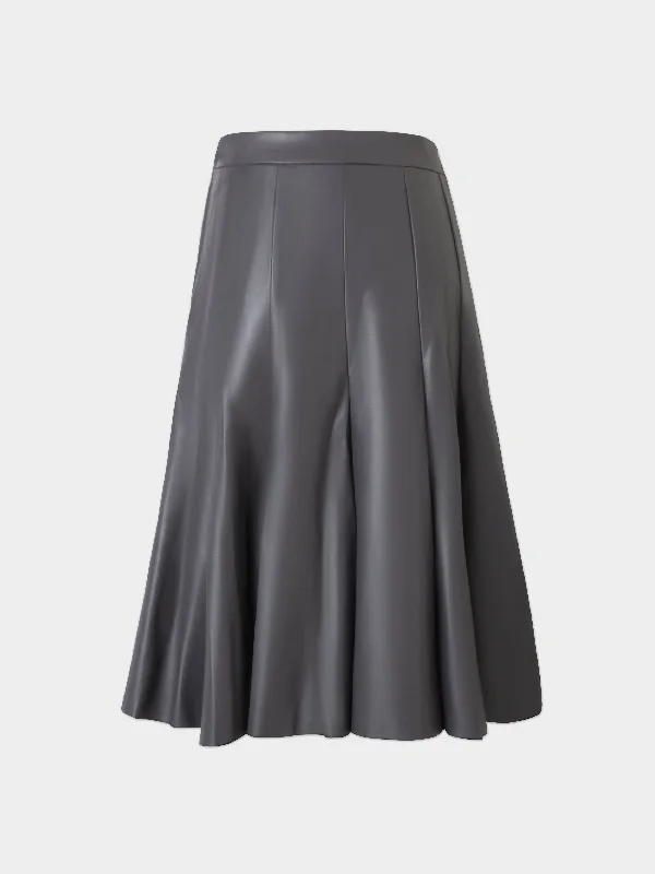 Flare Leather Skirt 27