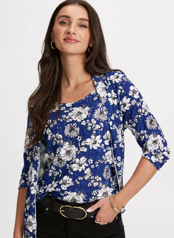 Floral Illusion Blouse